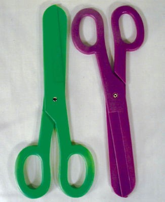 GIANT SCISSORS clown accessories PROP scissor fake cut play snippers 