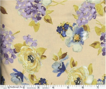 YDS Henry Glass Midnight Rendevous Flora QUILT FABRIC