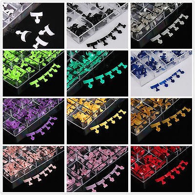   French False Acrylic Nail Art Tips Edge Form Guide UV Gel Decoration