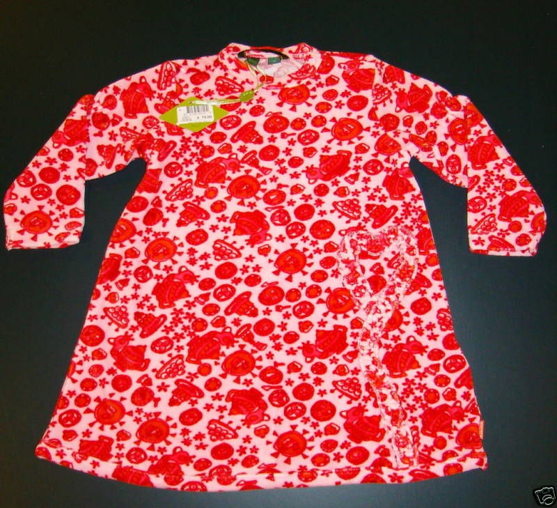 NWT OILILY Sammy Pink Tea Cake Velour Dress 80 / 18 mo