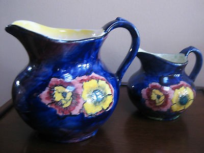 Vintage Pair of Jug or Creamer / Pitcher, H & K Tunstall, Hollinshead 