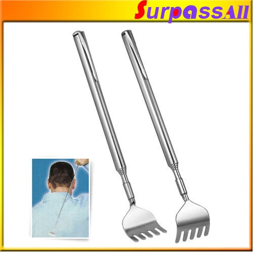   Portable metal Telescopic Extendable Back Scratcher massager & clip