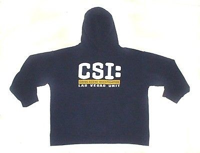 Vintage TV SHOW CSI Las Vegas Unit HOODED SWEATSHIRT