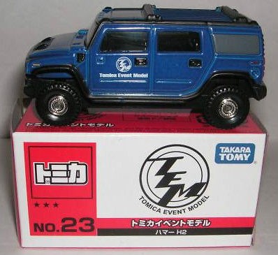 TOMY Tomica Matchbox No.23 EVENT MODEL Hummer H2 Diecast Toy Car 1 67