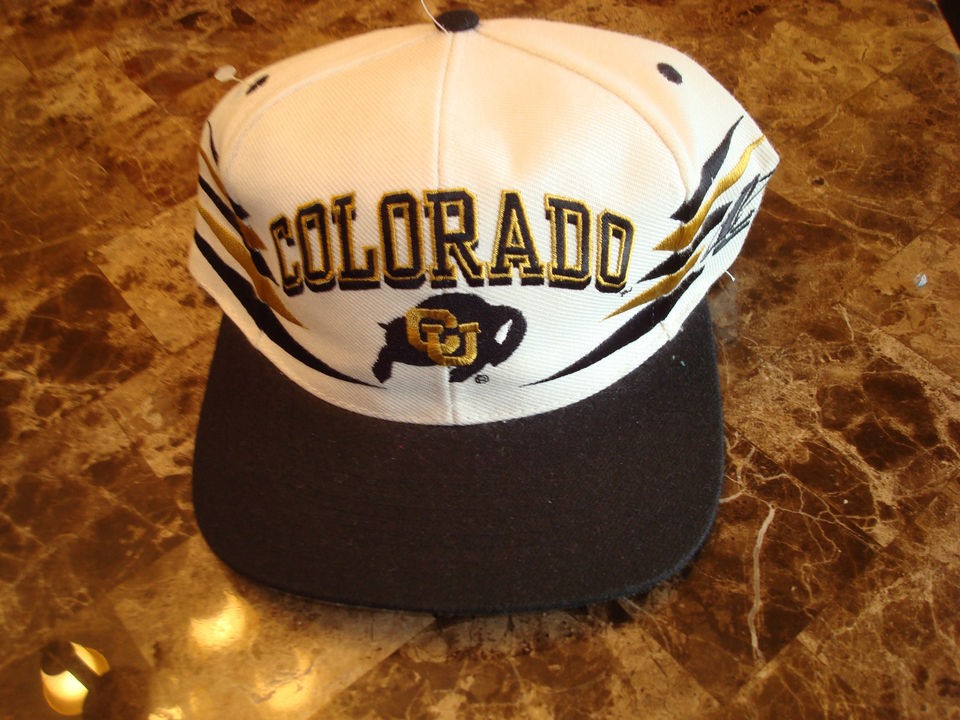 COLORADO BUFFALOES LOGO ATHLETIC 90S DEADSTOCK HAT CAP VINTAGE 