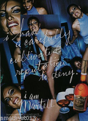 MARTELL COGNAC AD 2000 I HAVE A CAREFULLY CULTIVATED REPUTATION GRETHA 