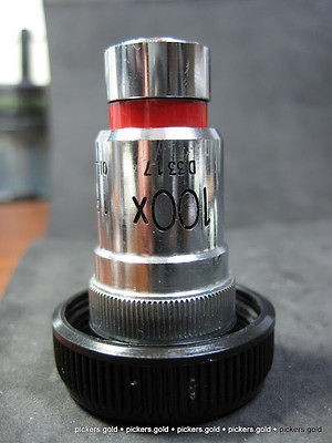 Cooke Baker 100X Microscope Objective