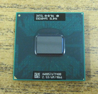 Intel Core Duo T9400 2.53GHz Laptop CPU 6M 1066MHz SLB43