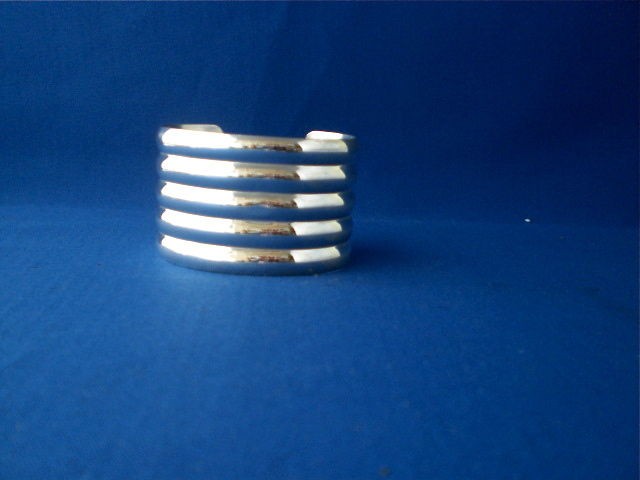 New Robert Lee Morris for Calvin Klein Sterling Silver Modernist Cuff 