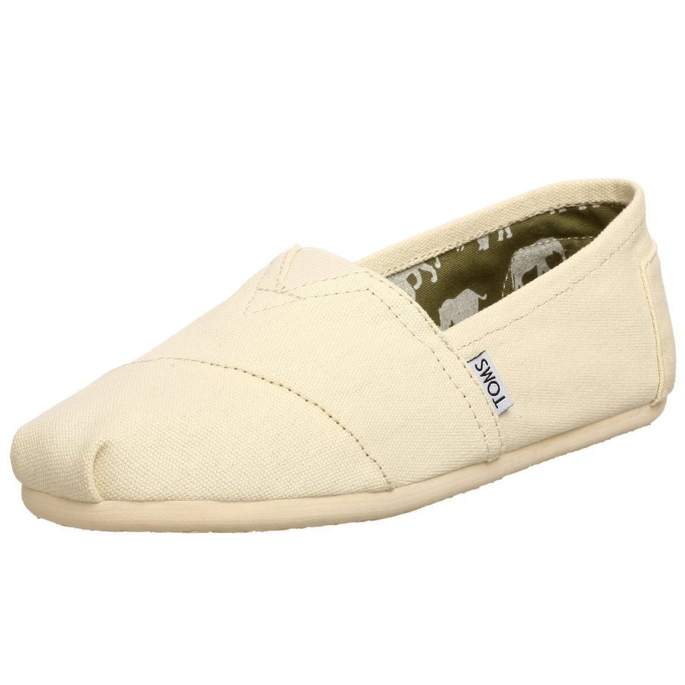 TOMS Men CLASSICS CANVAS SLIP ON LIGHT BEIGE NATURAL