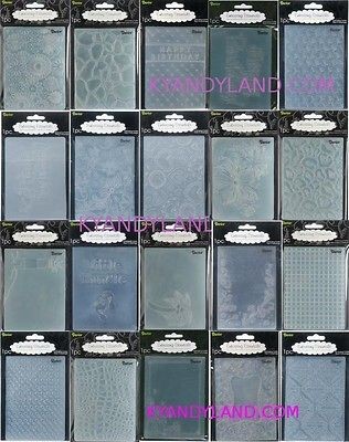   A2 EMBOSSING ESSENTIALS FOLDER Textured Diecuts for Cuttlebug fcf s