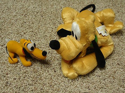 Vintage Hard Stuffed Pluto 1960s?   Walt Disney   Hard To Find