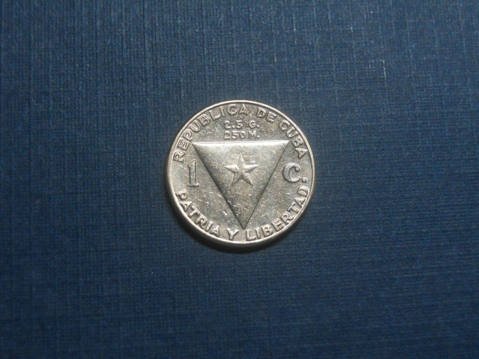 CUBA   CENTAVO   1958