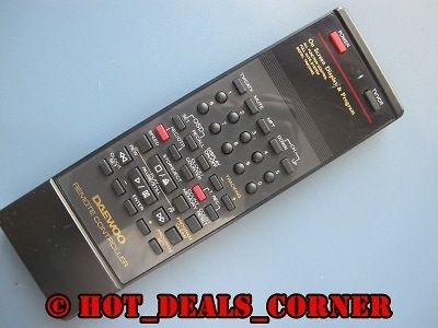 ORIGINAL DAEWOO TV/VCR 97P1R06A0 REMOTE CONTROL ON SCREEN DISPLAY 