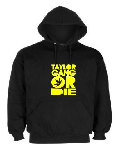 Taylor Gang Hoodie LEAF DESIGN Wiz Khalifa RETRO HoodyHIP HOP NEW FREE 