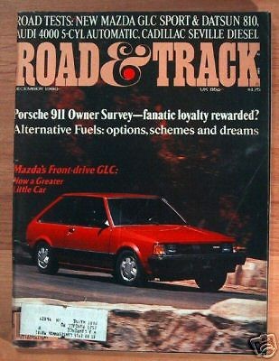 ROAD & TRACK 1980 DEC   ALFA ROMEOs, OKRASA RABBIT