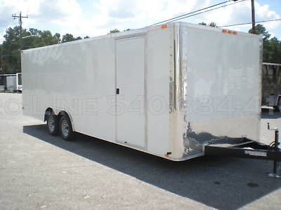   CARGO ENCLOSED CAR AUTO HAULER RACE TRAILER RACER 102X24 DEXTER