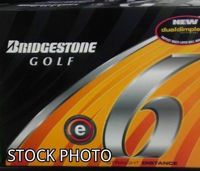 12 BRIDGESTONE E6 *DOUBLE DIMPLE* NEW 5 DOZEN $150 RETAIL STRAIGHT 