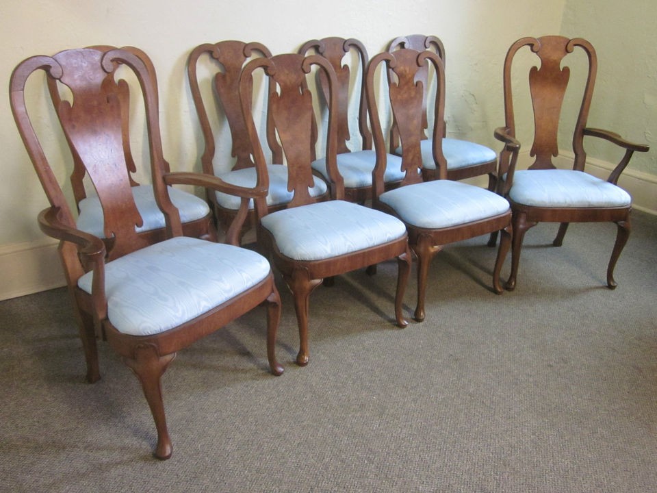 Henredon Set of 8 Folio Four Dining Chairs