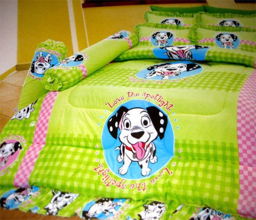 DISNEY 101 DALMATIANS Bedding Set Bed Sheet Bedspread