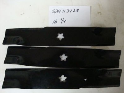 DIXON RAMZT ZTR 48 INCH LAWN MOWER BLADES 539113425 NOS HUSQVARNA