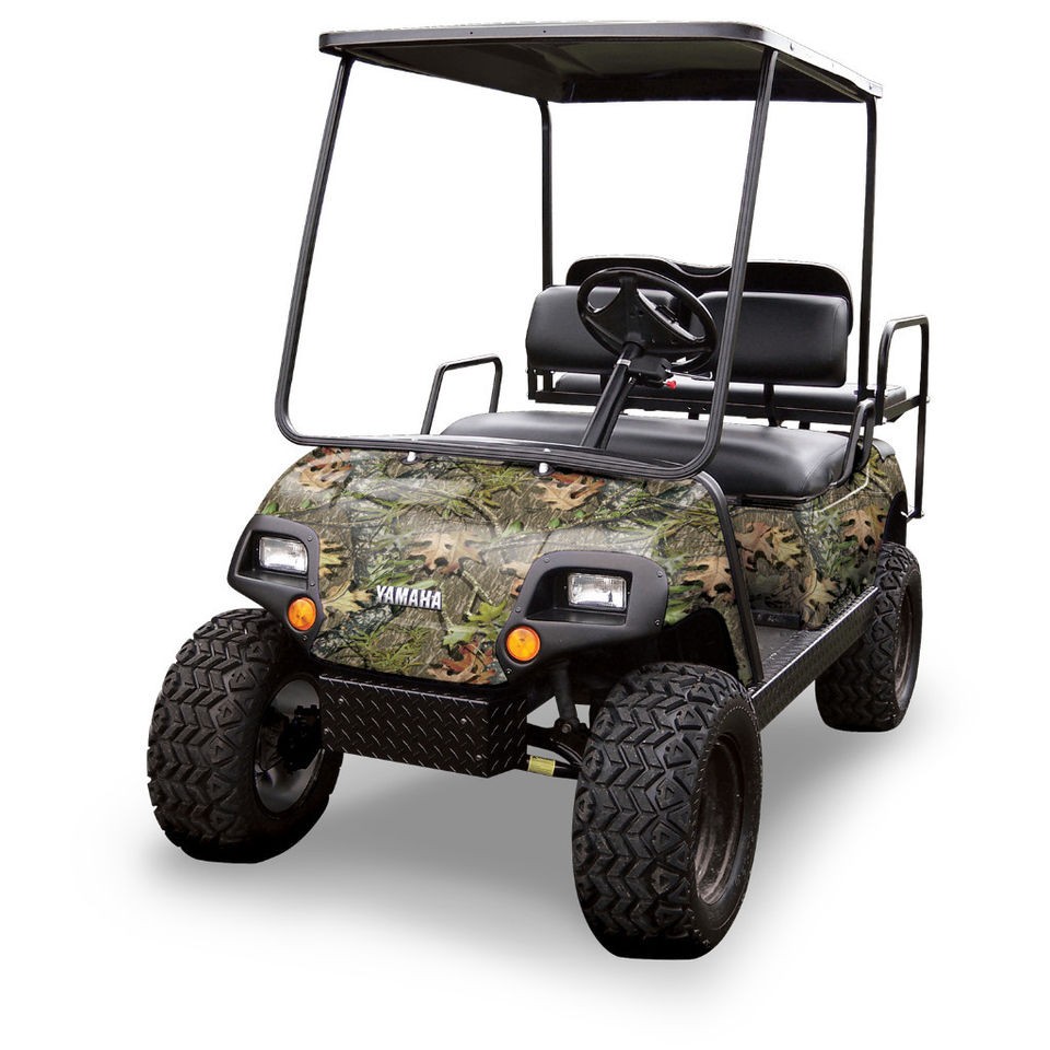 Mossy Oak Golf Cart   Bad Boy Buggy   Stealth Camouflage Wrap Kit