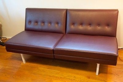 Newly listed Burgundy George Nelson Sofa