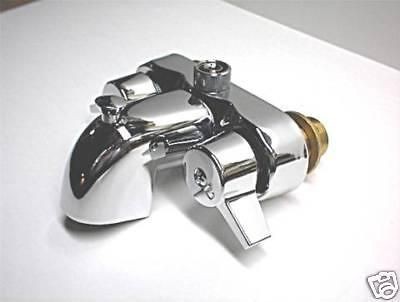 PLUMBING HEAVY METAL DIVERTER FAUCET FOR CLAWFOOT TUB ON LEGS NICE 