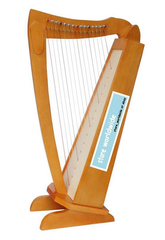 15 String, 28 Travel Size Beautiful Birch Wood Harp