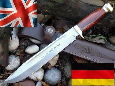 15 LINDER CARBON STEEL CROCODILE HUNTER HUNTING KNIFE BUSHCRAFT 