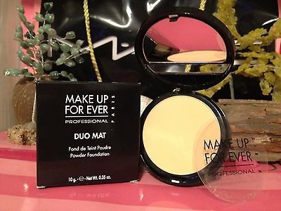 MAKE UP FOR EVER ( DUO MAT ) Powder Foundation 209 Warm Beige 10g New 