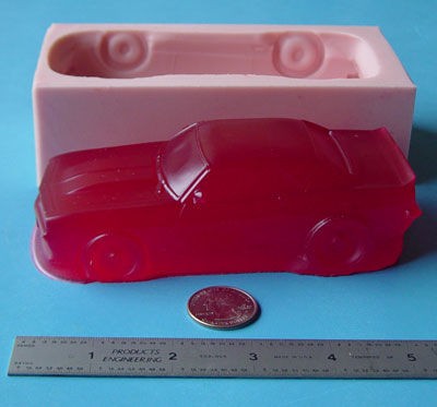 Silicone Camaro 6A Soap Candle Candy Wax car 1969 Mold