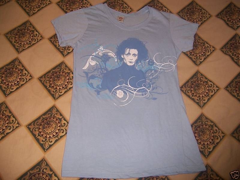 Edward Scissorhands dvd T Shirt Top Blouse Johnny Depp