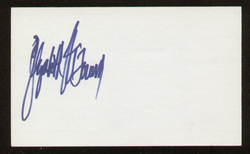 Elizabeth McGovern signed autograph auto 3x5 Evelyn Nesbit in the film 