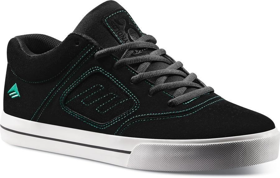 Emerica Reynolds 3 Black/White/Gr​een Skate Shoes Trainers