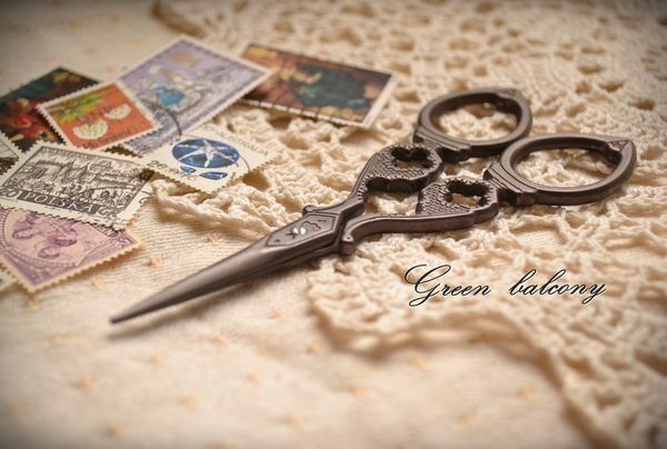  Antique Vintage Style Stainless Steel Blade Scissor