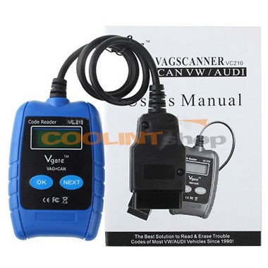 VAG CAN OBD II SCANNER ENGINE/AIRBAG/​ABS CODE READER VW/AUDI/SKODA 