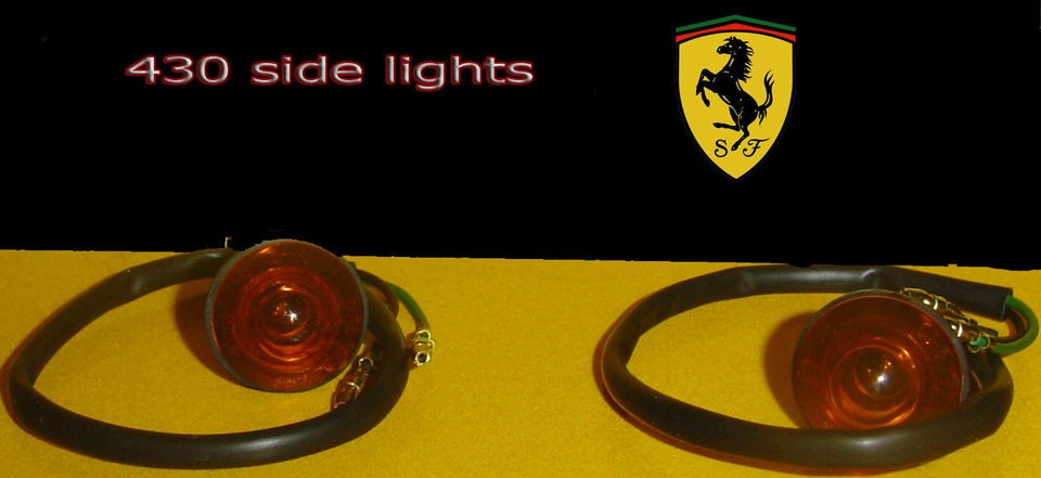 FERRARI F430 REPLACEMENT SIDE INDICATOR LIGHTS IDEAL FOR REPLICA 430 