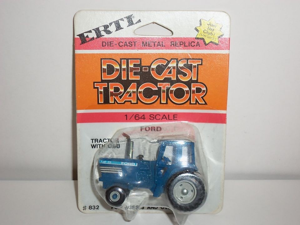 VINTGE ERTL FARM TOY TRACTOR FORD TW35 DIECAST METAL MODEL