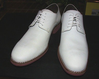 Cole Haan Air Colton Eva Lace Up Oxford, White Nubuck, Mens 9.5 M 