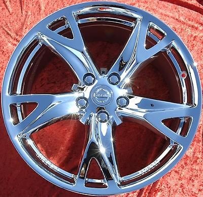   New 19 Nissan 370Z Chrome OEM Wheels Rims 350Z Altima EXCHANGE 62525