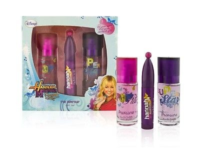 Hannah Montana PERFUME & LIP BALM Gift Set Disney True Superstar 