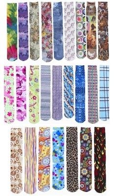 Ovation Zocks Ladies Boot Socks   Comic Strip   9 11