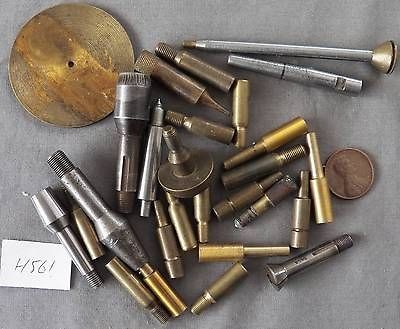 Vintage Watchmakers Tools Lathe Chucks, Shellacking Chucks, etc.