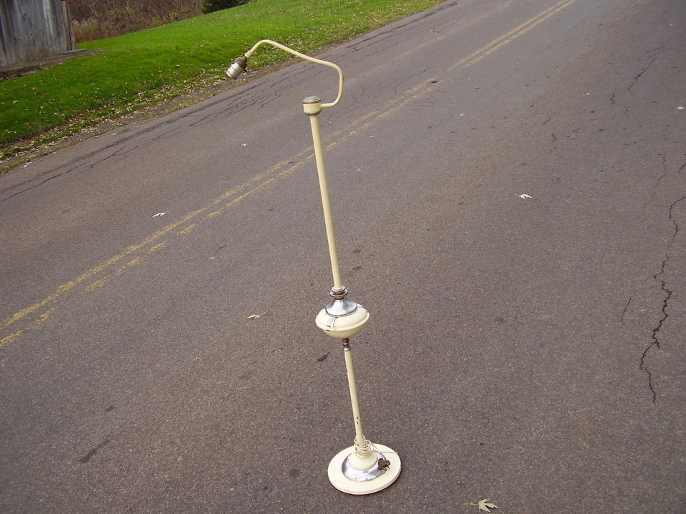 vintage brass floor lamp in Collectibles