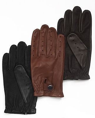 Mens Ferrari Sheepskin DRIVING Gloves by GRANDOE