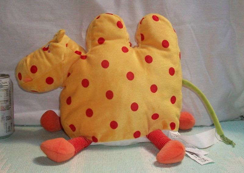 12 IKEA Plush BARNSLIG KAMEL Yellow & Polka Dot CAMEL