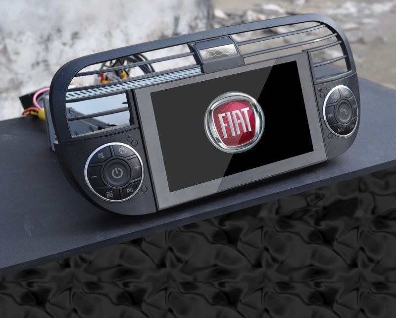 Din DVD/GPS Player For FIAT 500 BLACK or BEIGE Available BLUETOOTH 