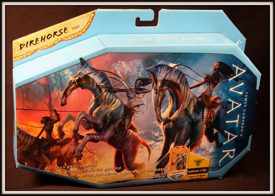 AVATAR MOVIE DIREHORSE WEBCAM I TAG 2009 NEW FIGURE BIO LUME GLOW IN 