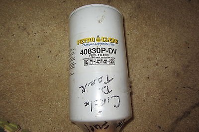   CLEAR 40830PDV CHAMPION LAB INC FUEL FILTER CROSS REFERENCE WIX 24348
